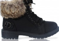 Ankle FAUX FUR LADIES BOOTS