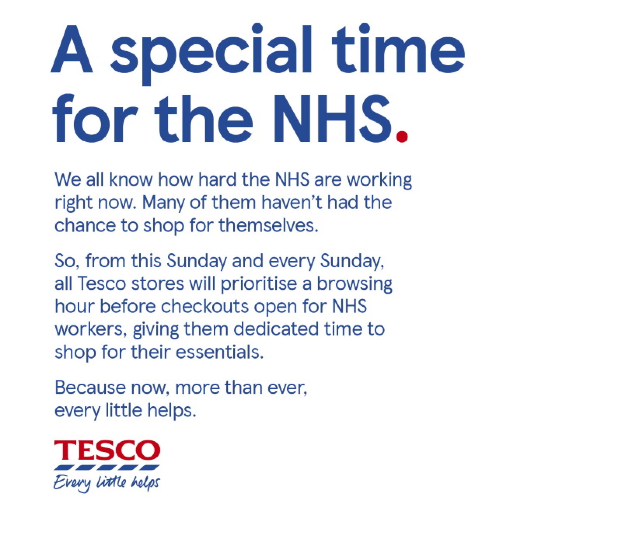 Tesco NHS Discount Voucher Staff Discounts £12 off