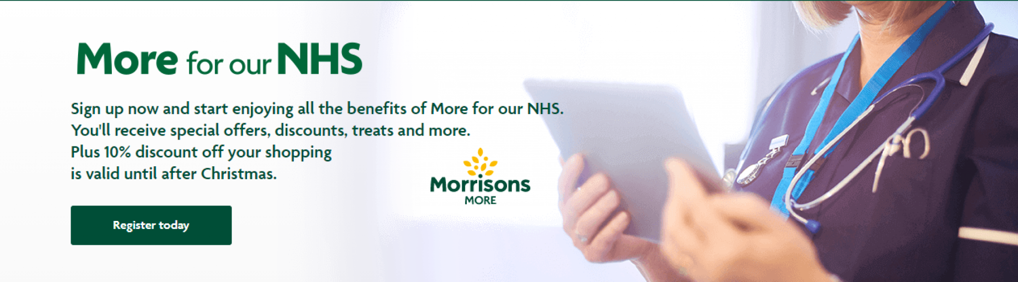 Morrisons 10 NHS Discount NHS Discount Offers