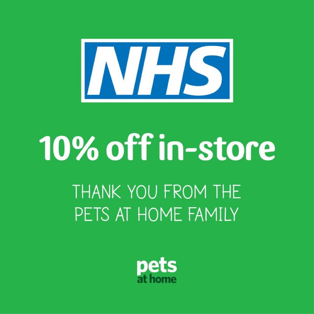 pets at home nhs discount