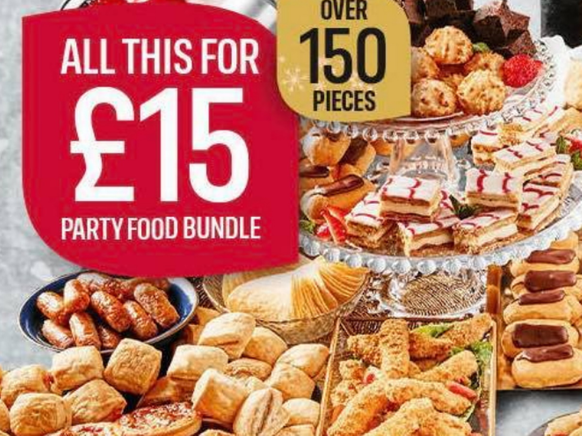 iceland party food bundle for 15