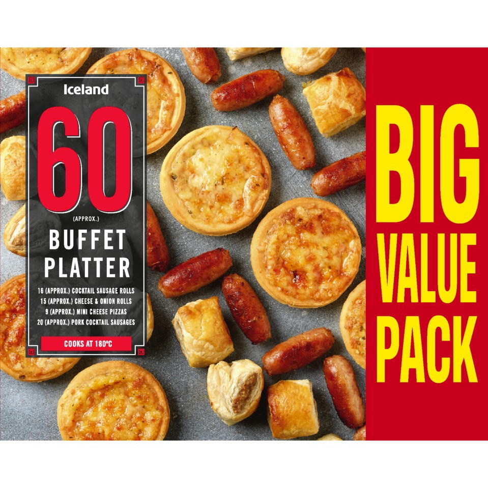 60 piece iceland party food