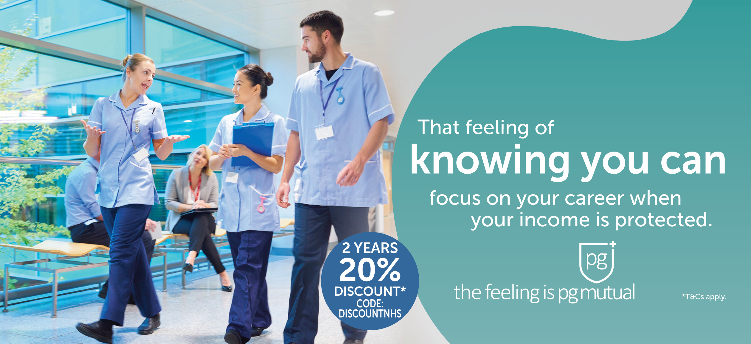 isnurance protection for NHS staff with 20% discount