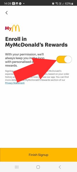 enroll in rewards
