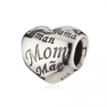 Pandora Heart 'MUM' Charm Bead